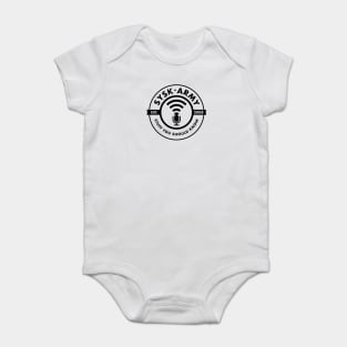 SYSK Army - Black Logo Baby Bodysuit